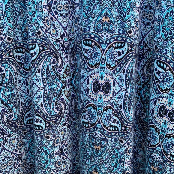 Artisan NY Light Blue Paisley Maxi Skirt - Picture 2 of 4